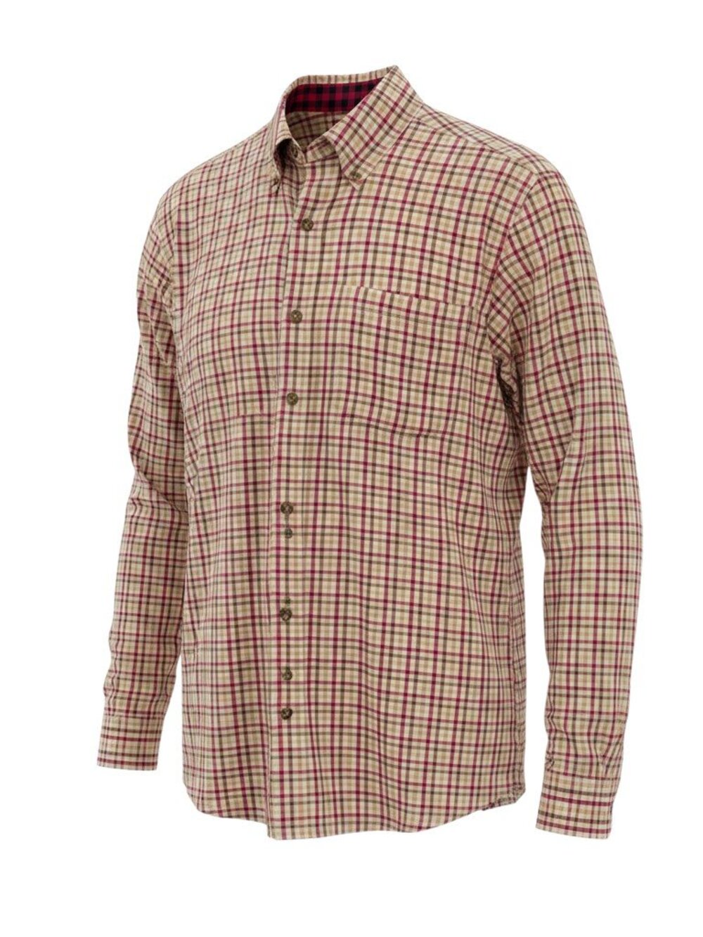 Brāeval Tiera Merino Wool Blend Plaid Shirt Men's Medium Luxury Button Down
